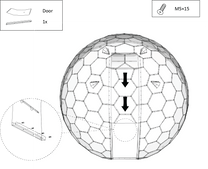 GeoDomeX Large - 5M Version